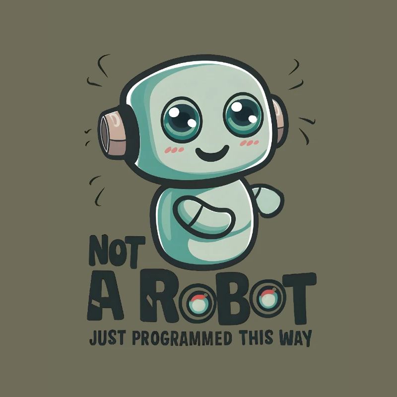 Not a Robot, Just Programmed This Way