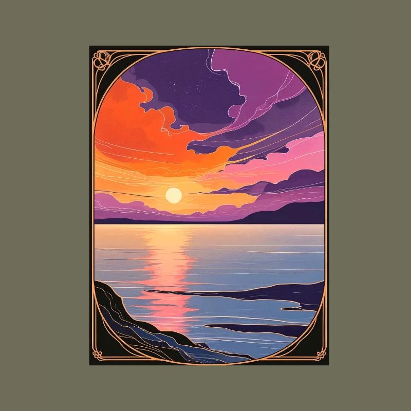 Bewitching Coastal Sunset