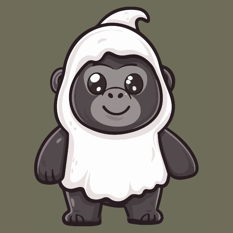 Gorilla Halloween Geist