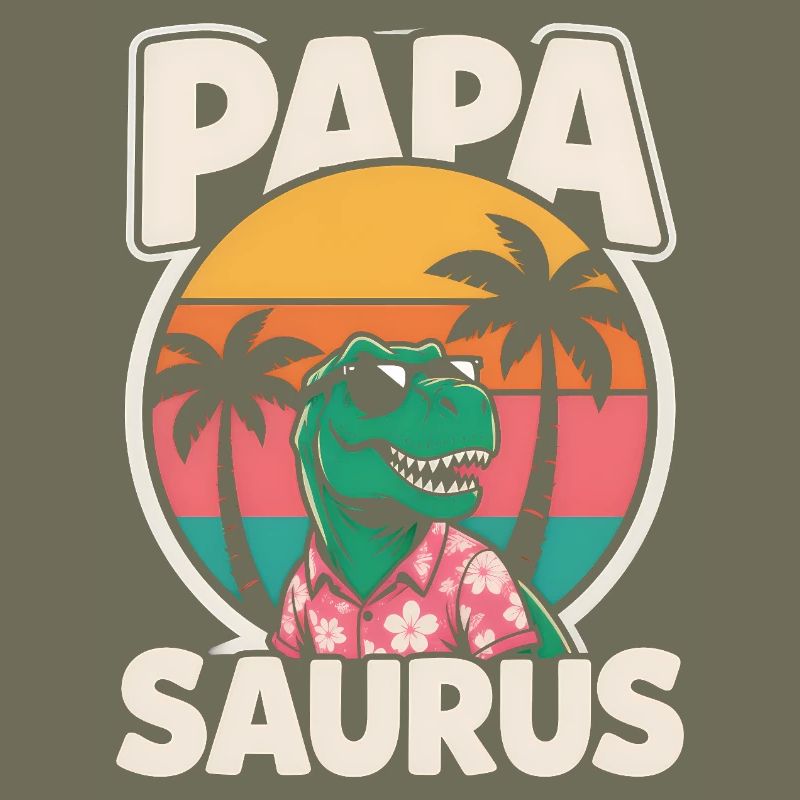 Papa Saurus Rex Dinosaurier Vatertag Geschenk