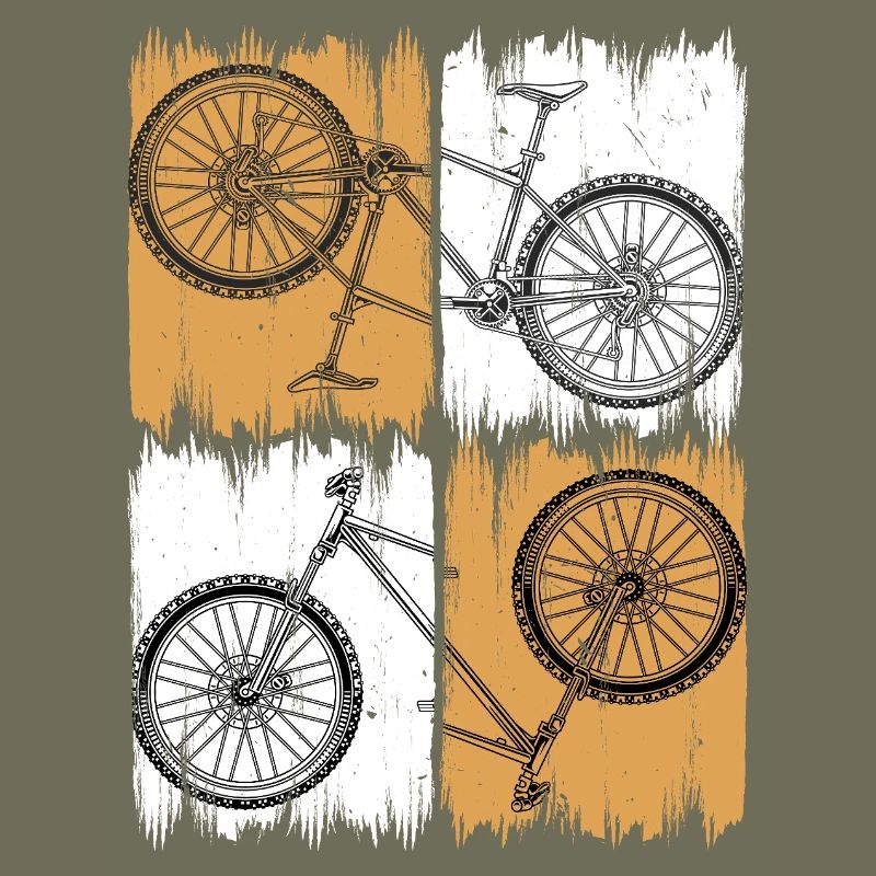 Œuvres d’art du quad de Grunge Split Bicycle