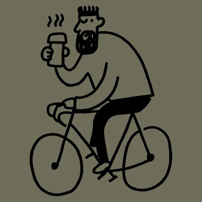 Hipster Biker