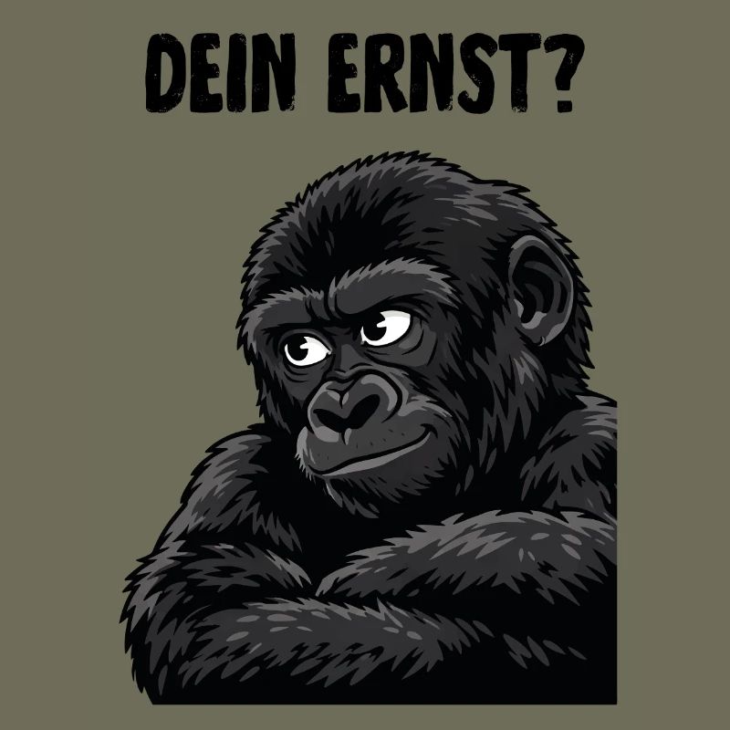 Affe mit skeptischem Blick - dein ernst?