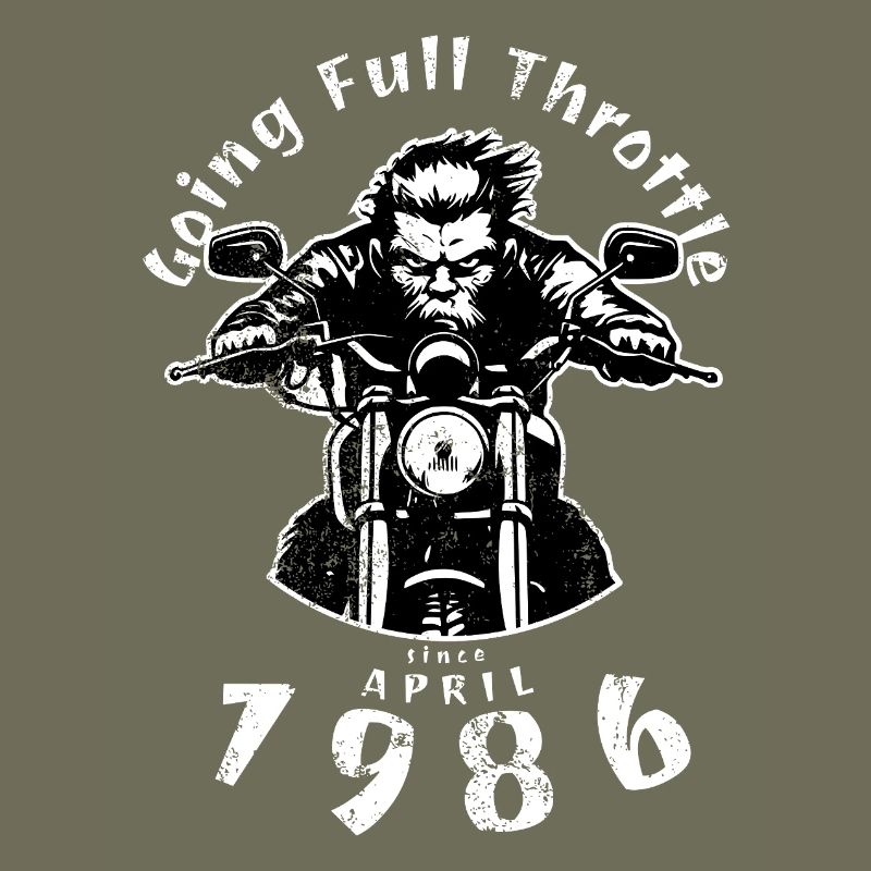 40. Geburtstag Going Full Throttle Since 04/1986