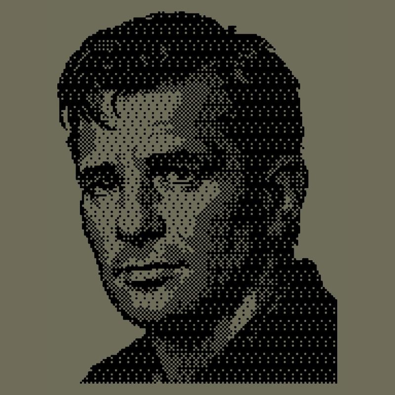 Jack Kerouac Halbtonporträt