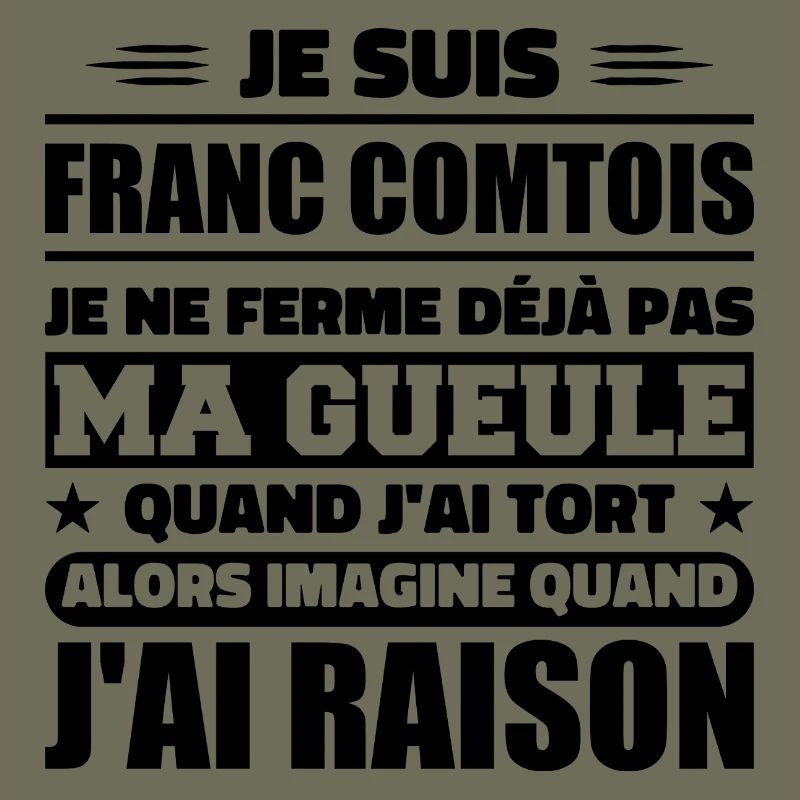 Franc comtois Ich halte meinen Mund nicht zu frank comté