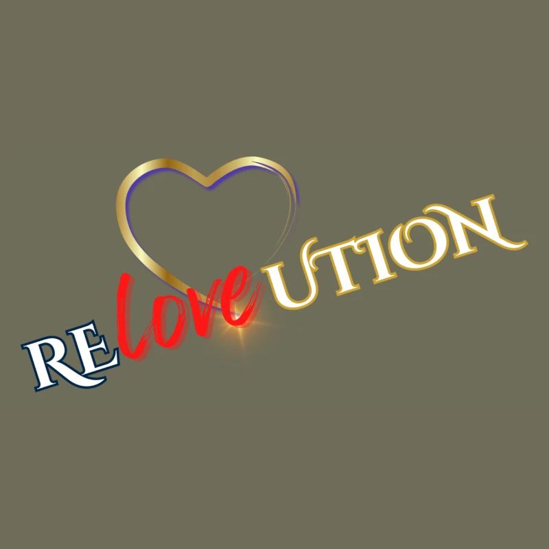 Liebevolution Herzrose Typo
