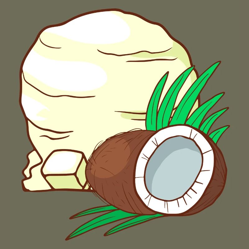 Crème glacée à la noix de coco crème glacée crème glacée crème glacée crème glacée