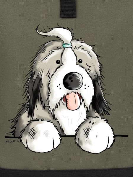 Happy Bearded Collie
