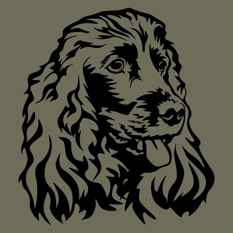 Tête de Cocker Spaniel