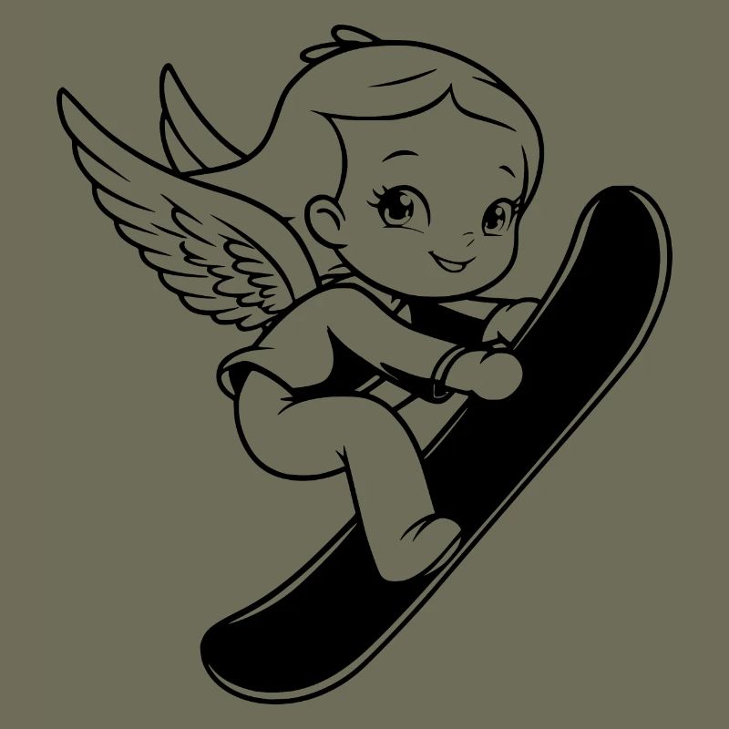 Snowboard Angel