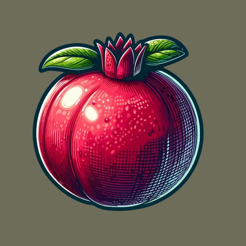 Pomegranate with Bright Modern Patterns