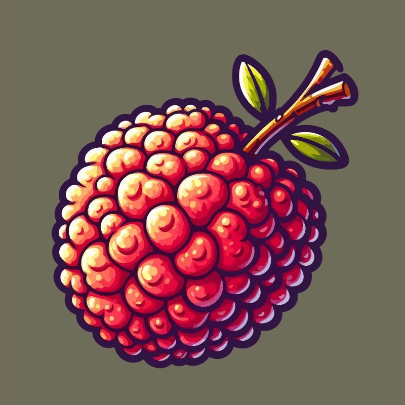 Lychee Pop Art Red