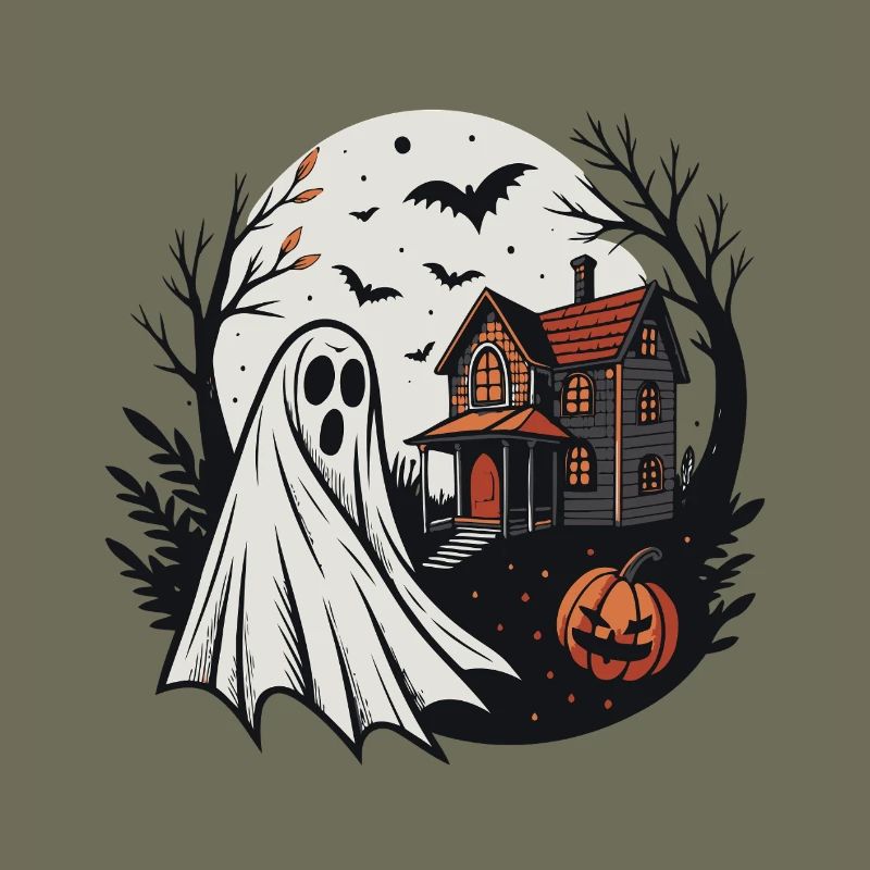 Fantome et Maison Hantée Nuit