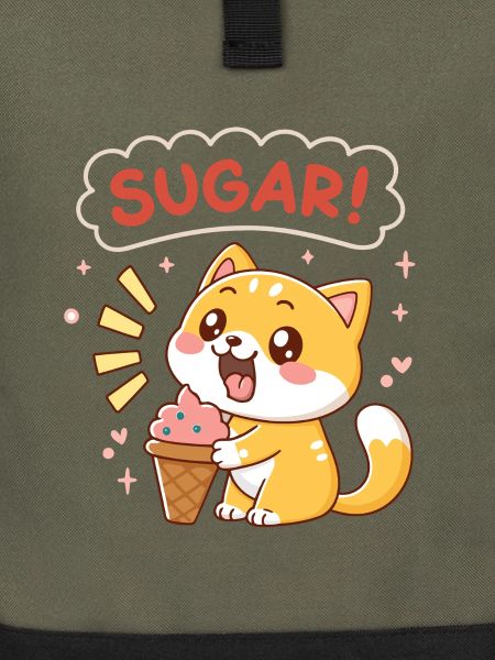 Kawaii Katzen-Eiscreme-Zucker