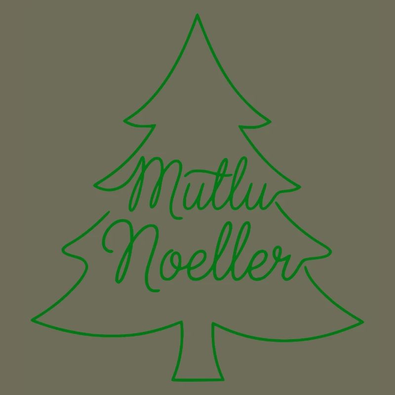 Conception du sapin de Noël de Mutlu Noeller