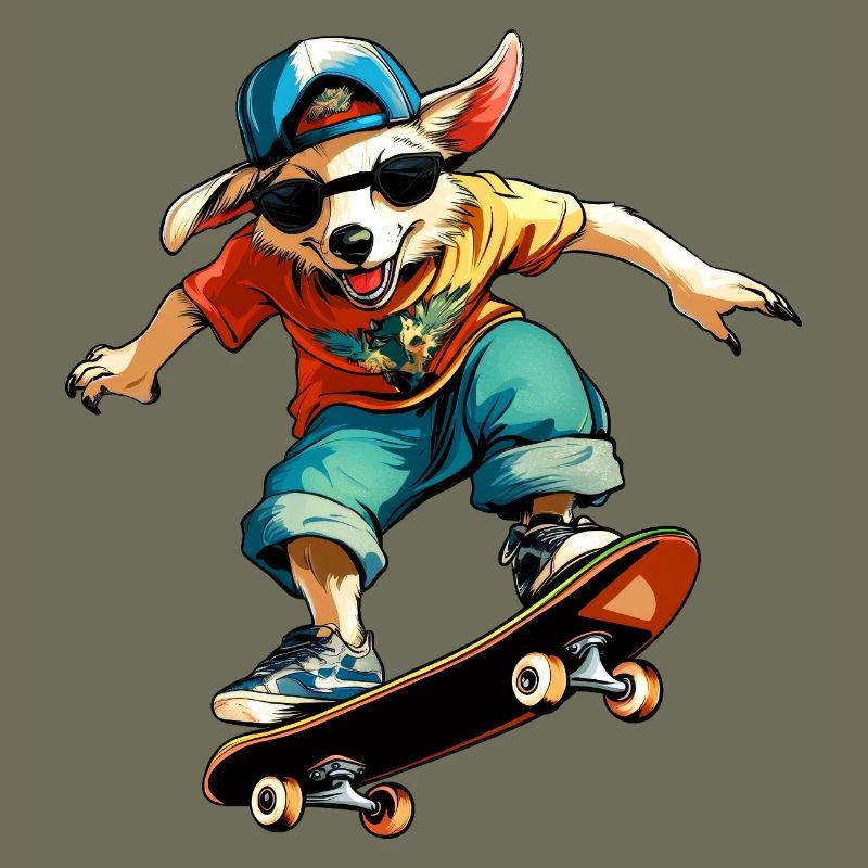 Australian Shepherd Skateboard - Dog