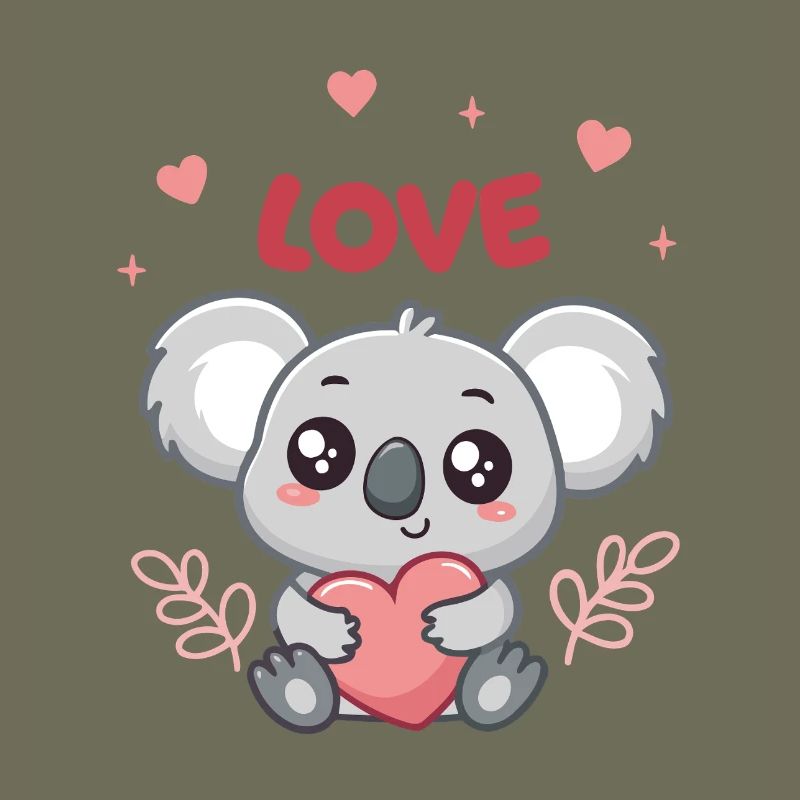 Koalaherz Liebe süß