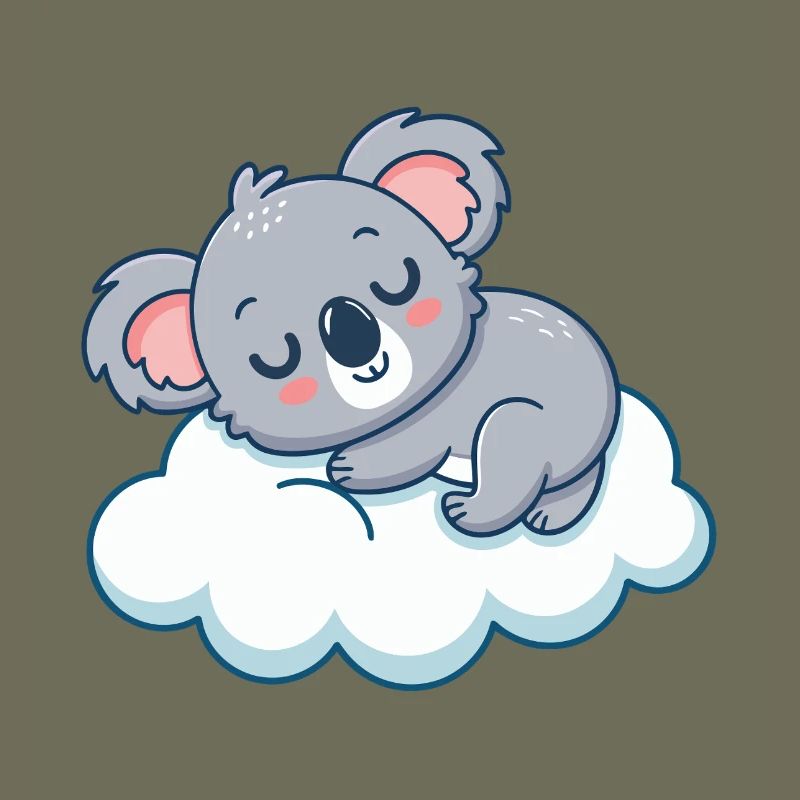 Dreamy Koala on Cloud