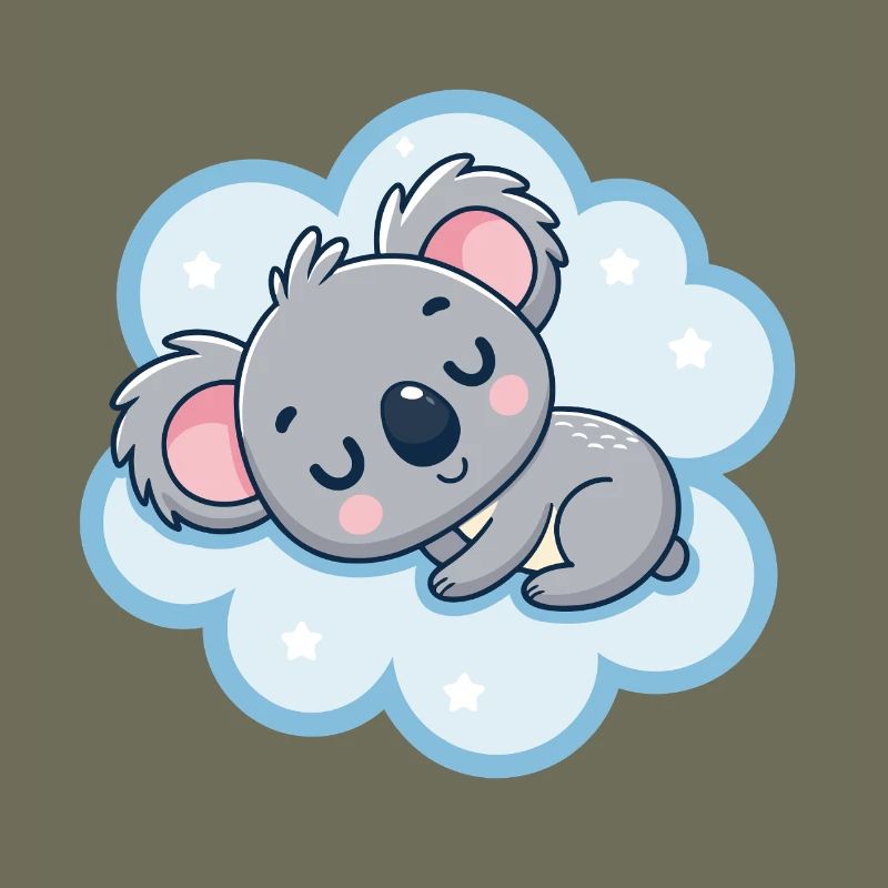 Koala-Traum auf Cloud