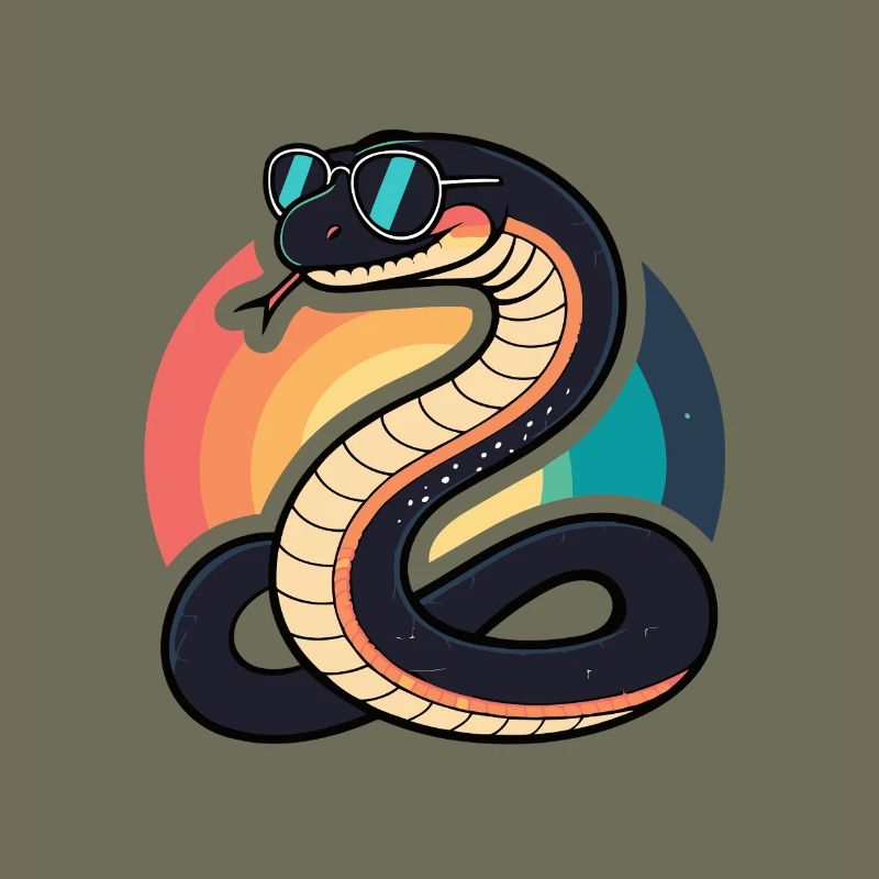 Retro Solar-Schlangenbrille