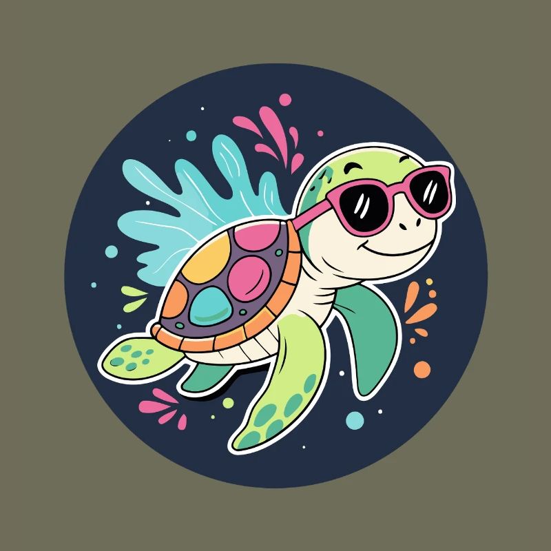 Solar Tropical Turtle