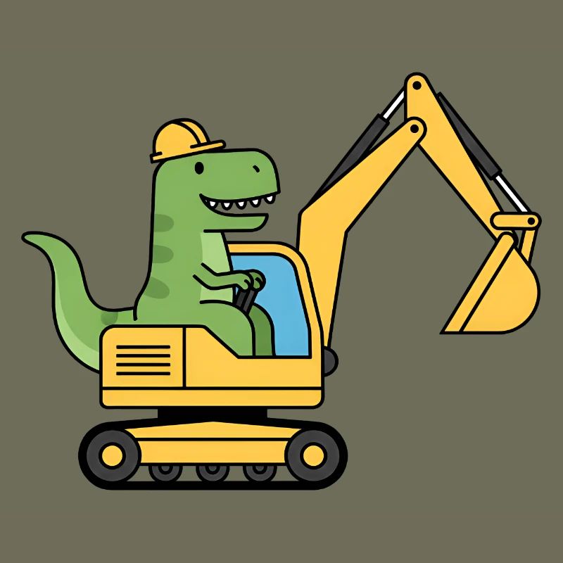 Dino Bagger Dinosaurier
