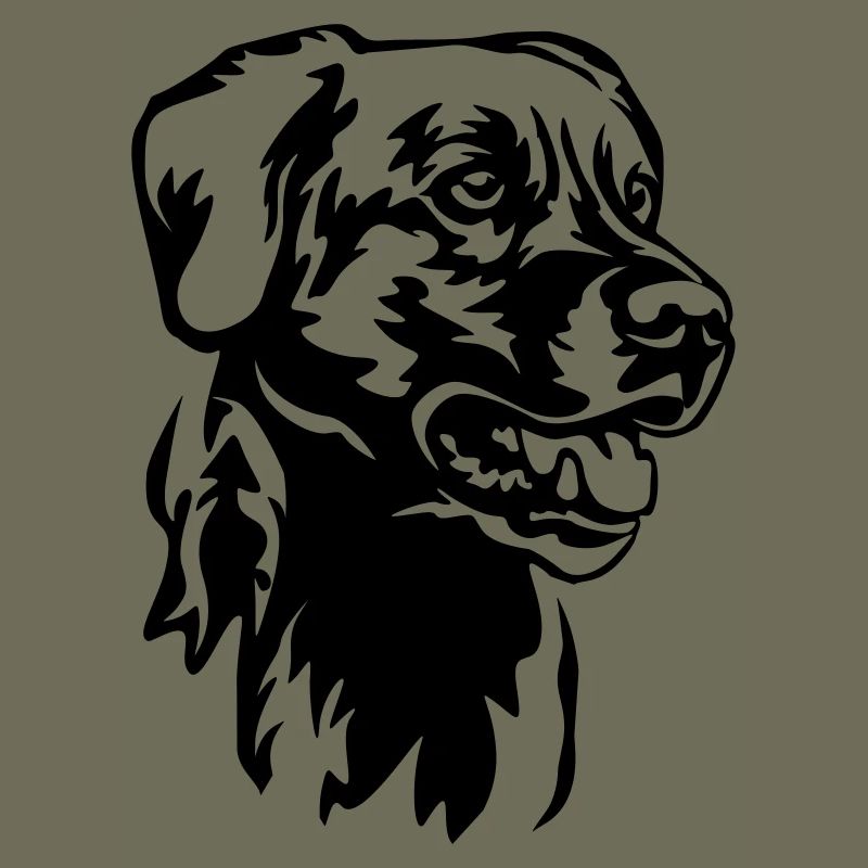 Tête de labrador