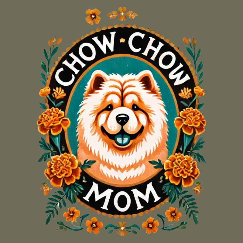 Chow Chow Mama Kreis Design