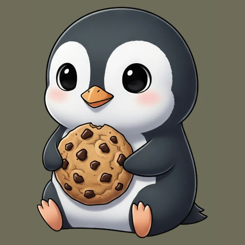 Biscuits pingouins mignons Biscuits de dessin animé Candy