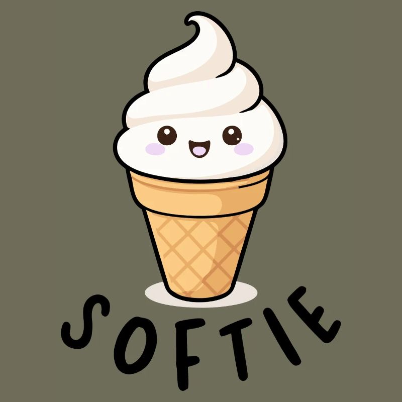 Softie Softeis Lover Eiscreme Icon Geschenk