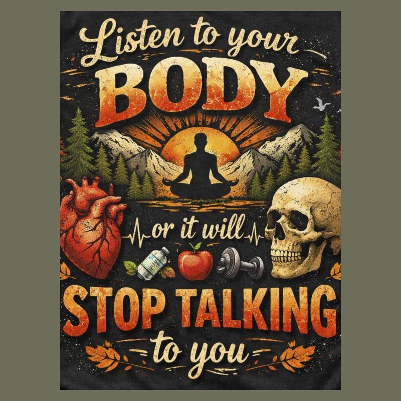 Hör auf deinen Körper oder er spricht