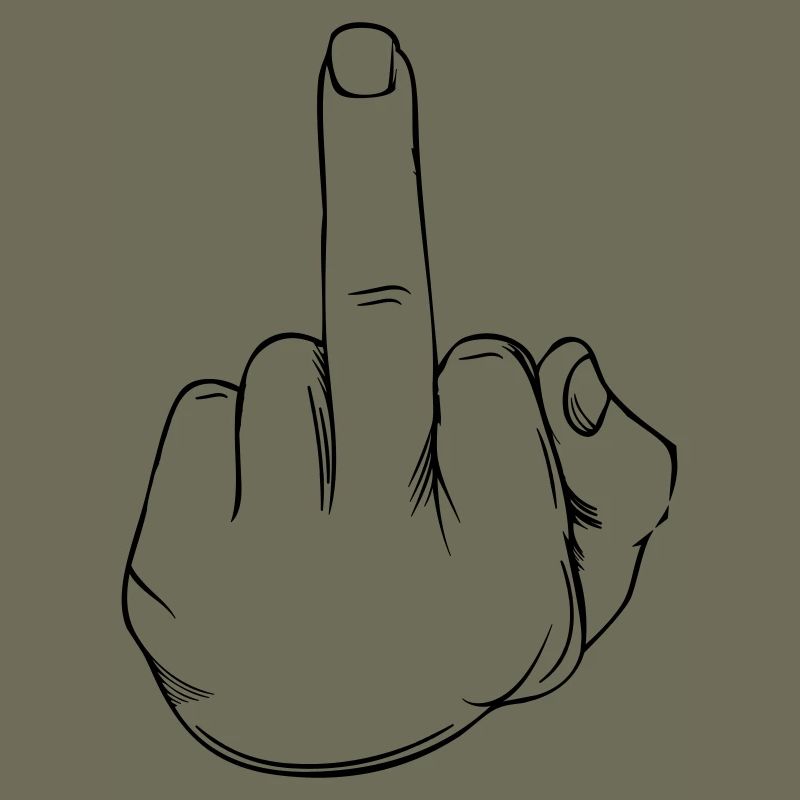 Mittelfinger Statement