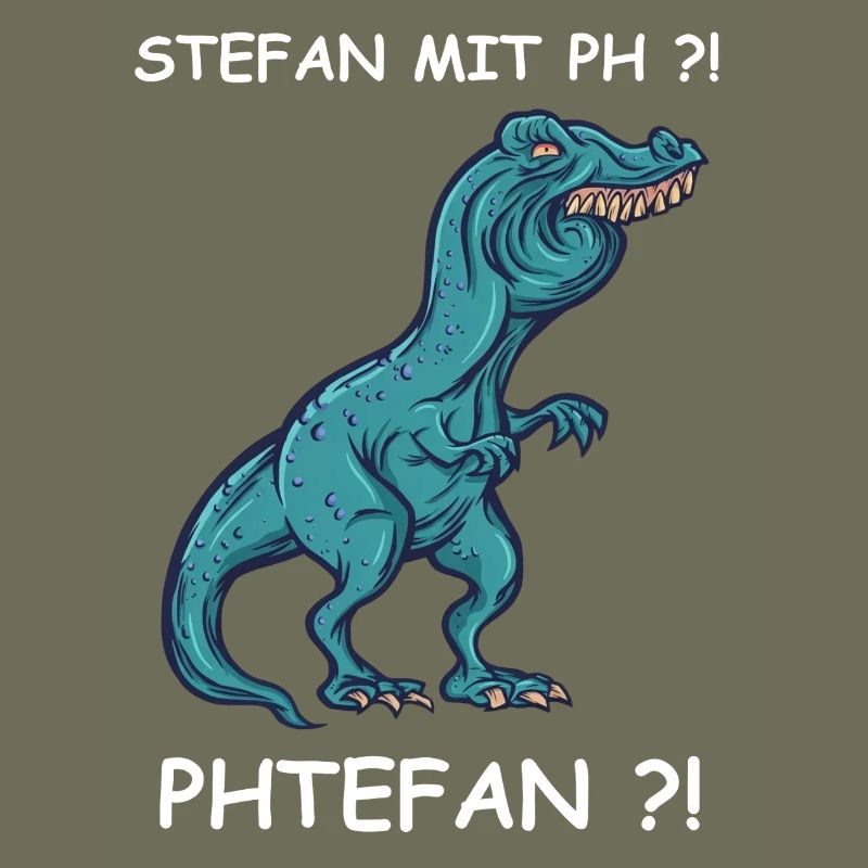 Blauer Dino mit Kick | Stefan