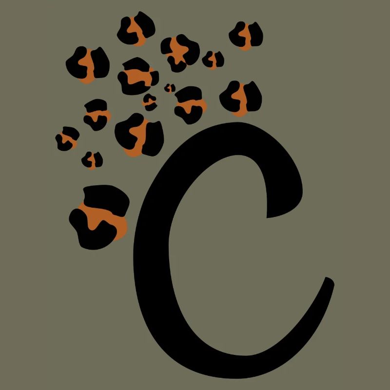 Letter c leopard patterns