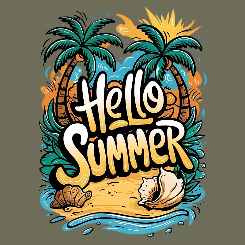 Tropical Summer Beach Design