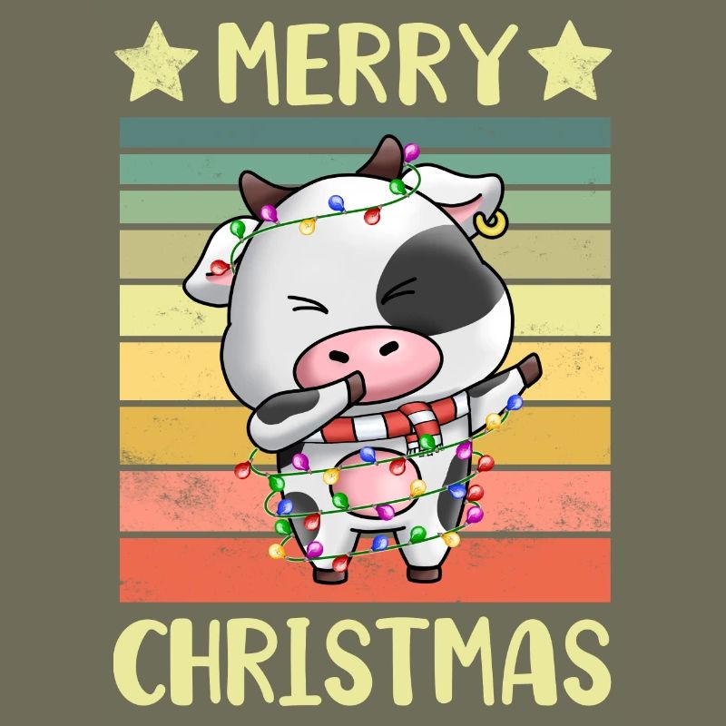 Joyeuse vache de Noël