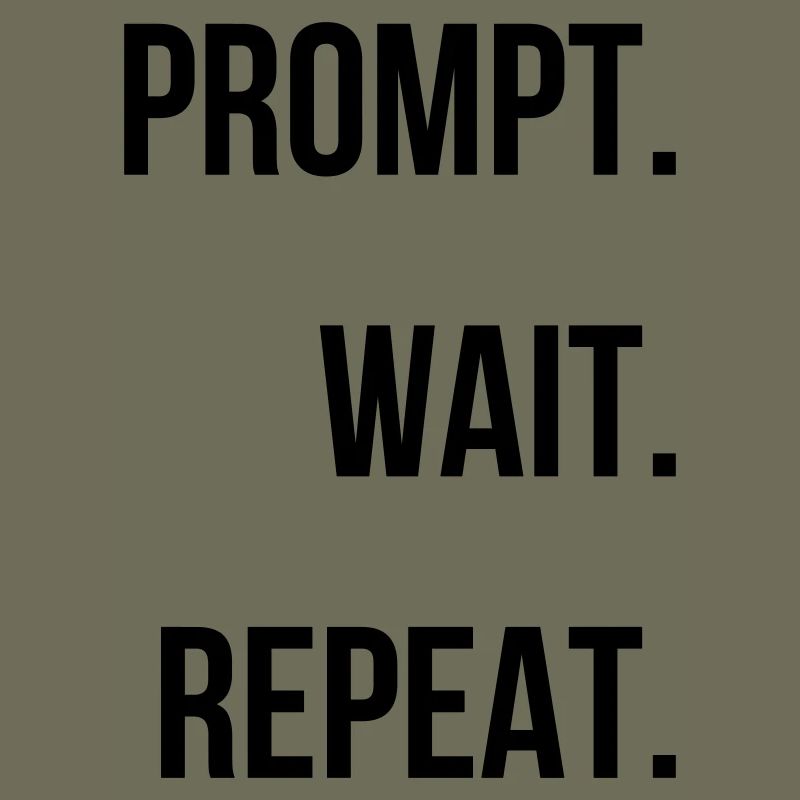 Prompt. Wait. Repeat.