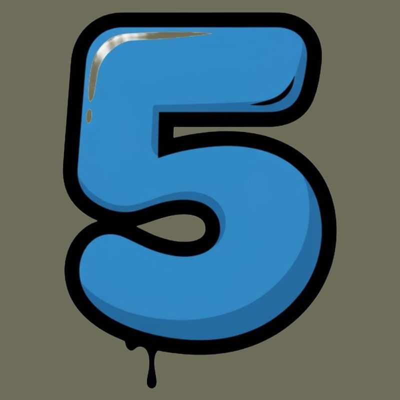 Blue Drop-5 Balloon