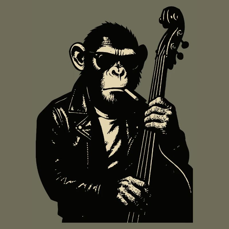 Monkey Rocker Lederbass