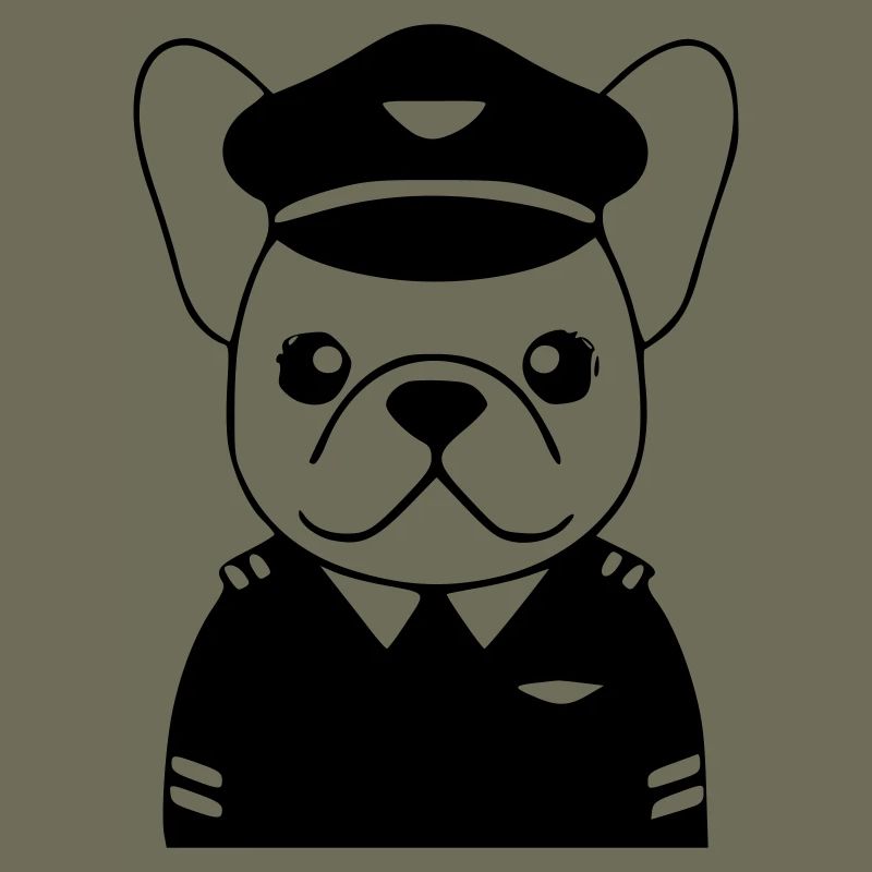 Uniforme de pilote français noir