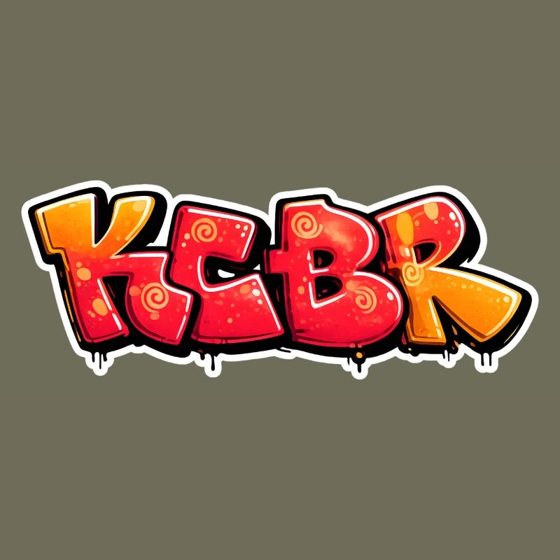 KCBR Graffiti Burst Design