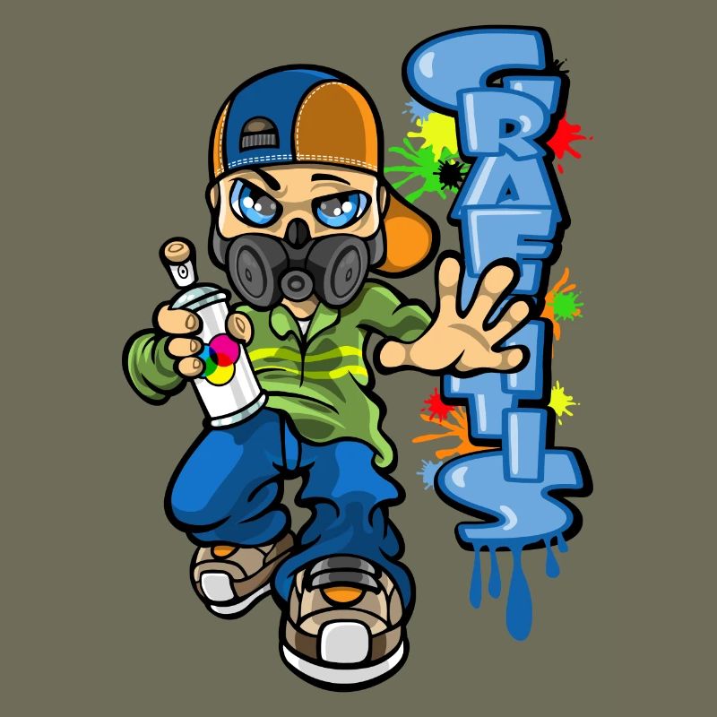 B-Boy und Graffiti