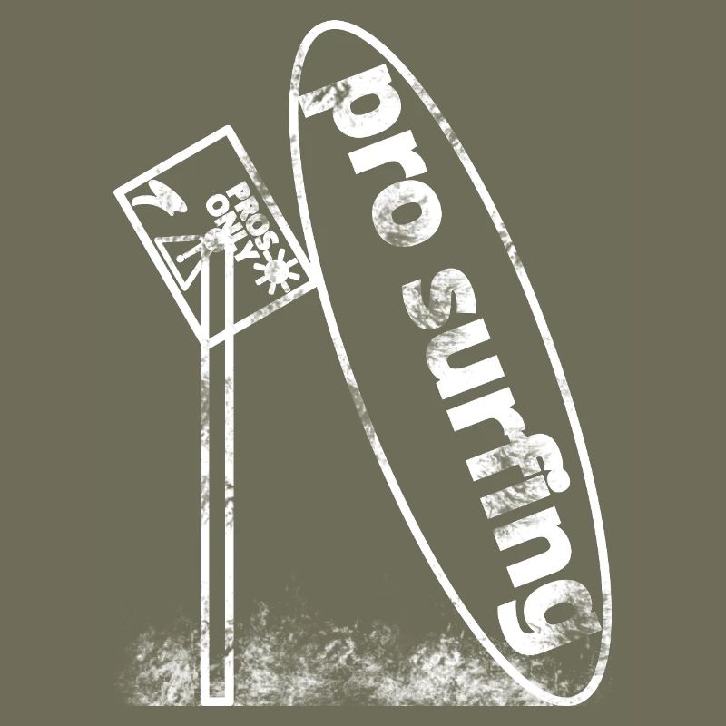 Verfallendes Surfbrett