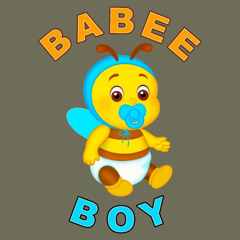BABEE Junge mit Text