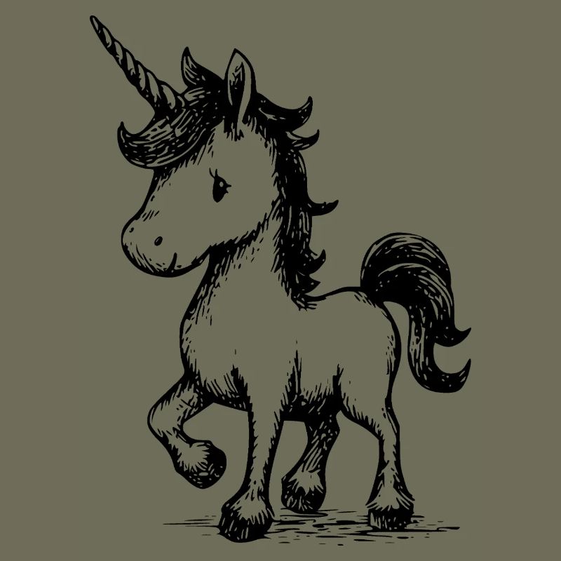 Licorne mignonne