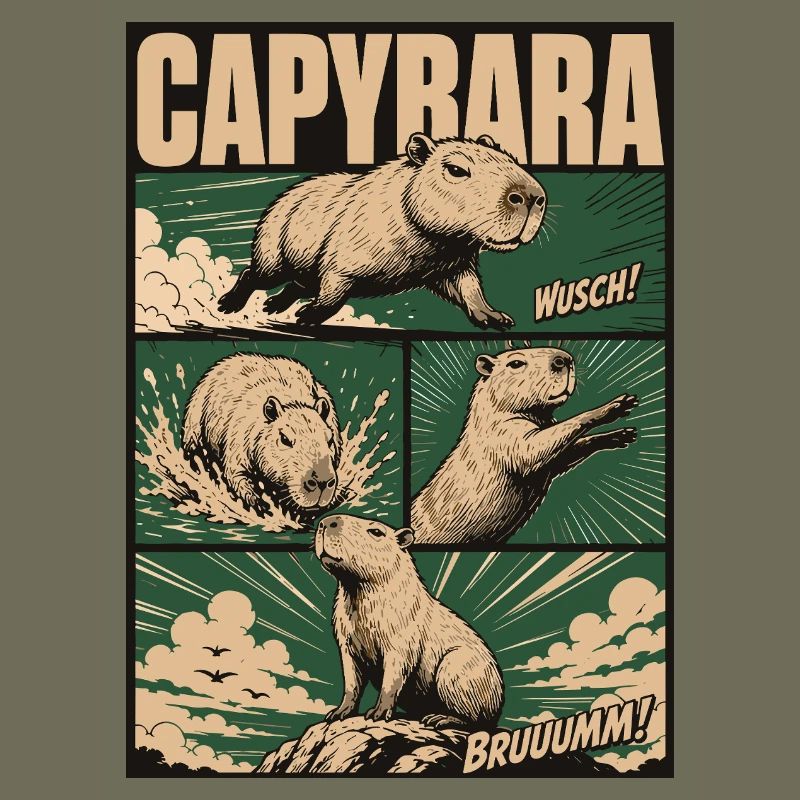 Chilliges Capybara Comic