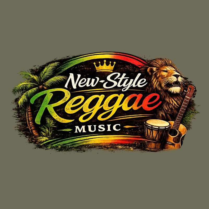 Reggae music style Oval
