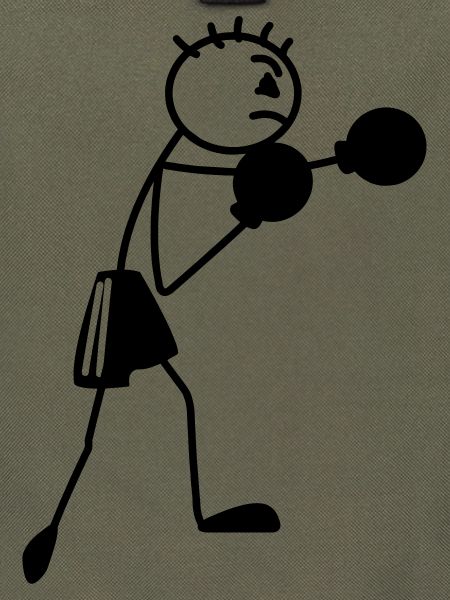 Boxfigur Strichmännchen