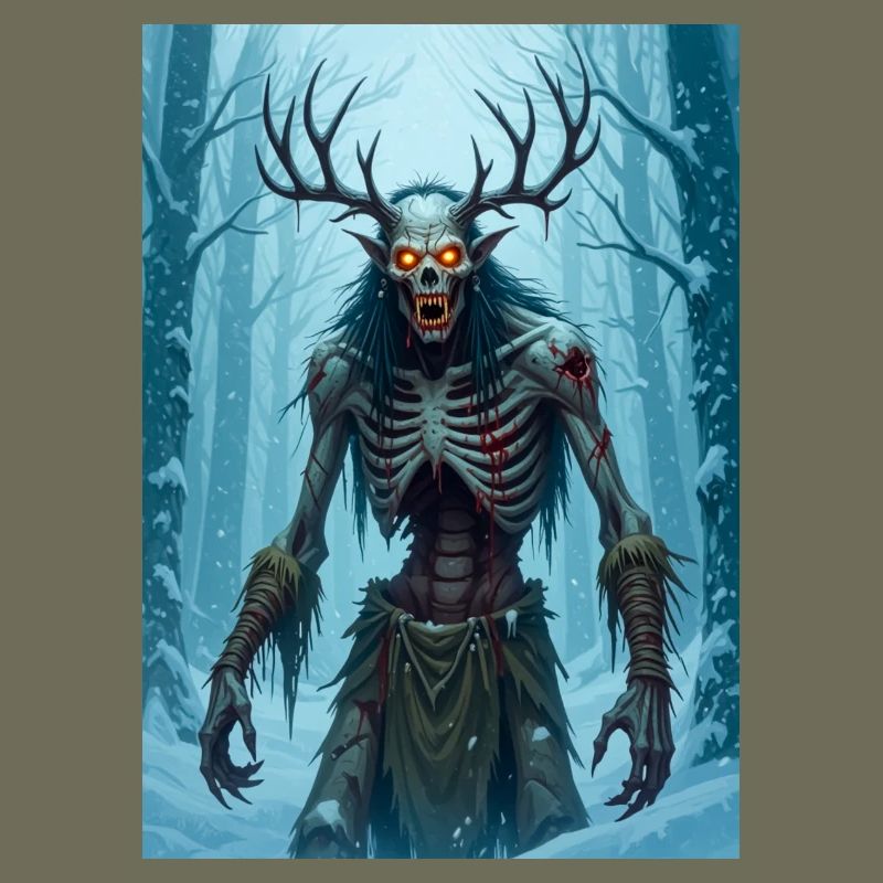 Wendigo, démon cannibale émacié du folklore